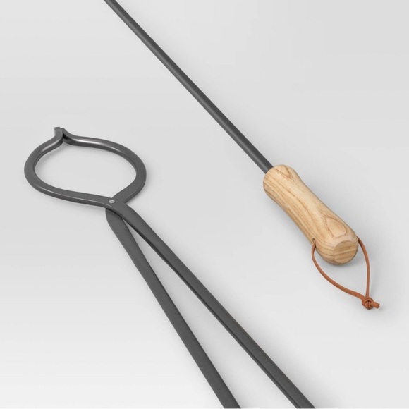 NWT Threshold 2pc Tongs and Fire Poker Tool Set - Picture 2 of 7